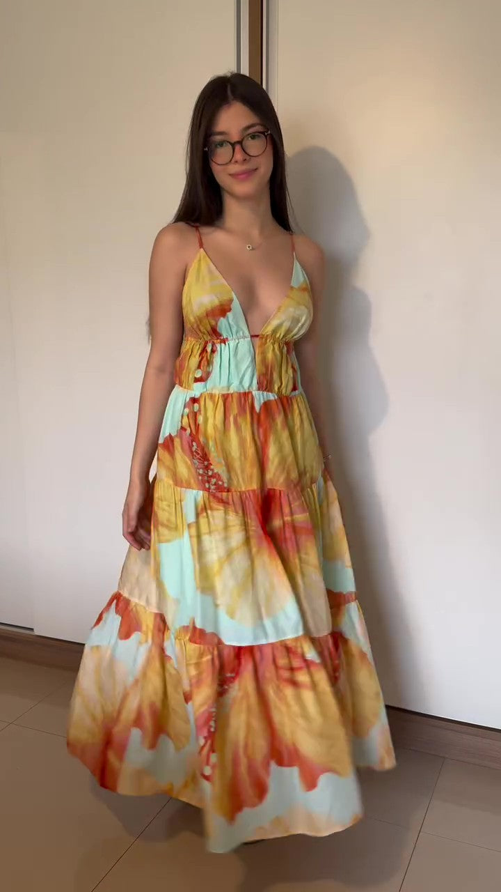 1187 | Vestido Aurora Plissada