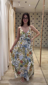 1187 | Vestido Jardim Náutico