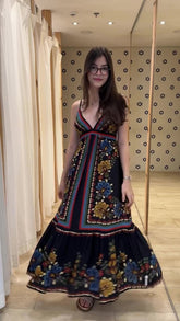 1052 | Vestido Noite Bordada