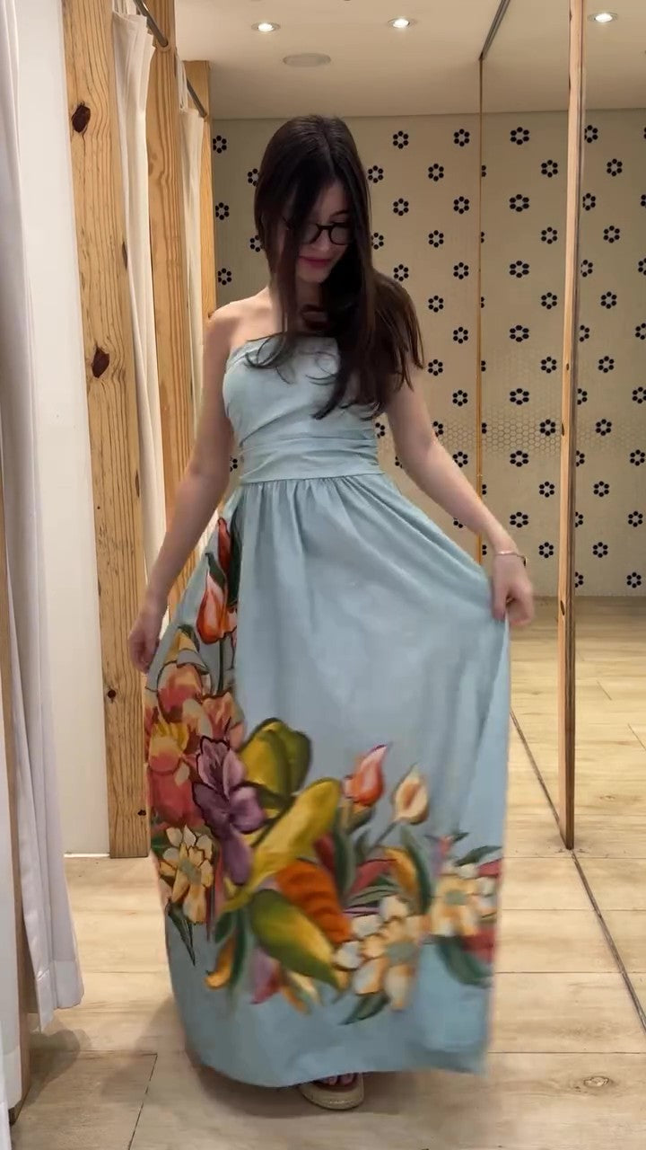 1051 | Vestido Brisa Azul