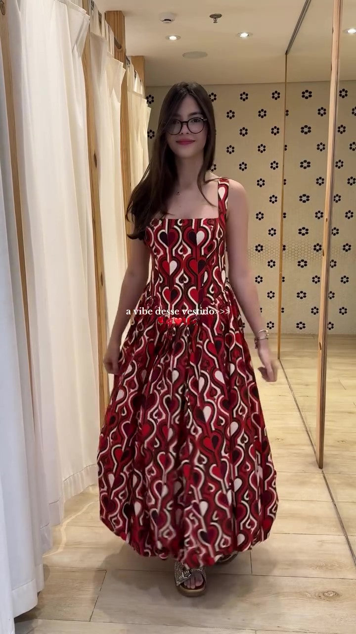 1054 | Vestido Coração Rubi